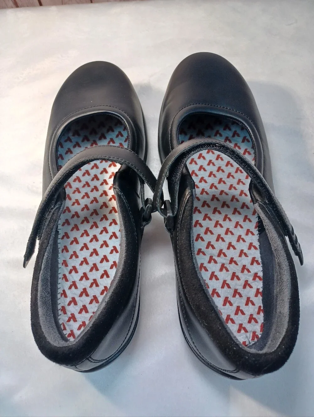 Anodyne Mary Jane Comfort Shoes Orthopedic Diabetic XW 8.5 Black Leather